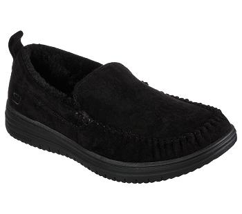 Black Skechers Relaxed Fit: Murette - Ghetti | 1022L_USA
