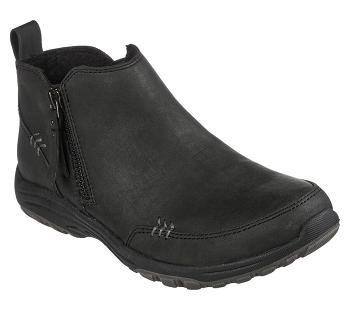 Black Skechers Relaxed Fit: Reggae Fest 2.0 - Zip On By | 1952K_USA