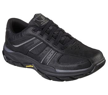 Black Skechers Relaxed Fit: Respected - Edgemere | 7112L_USA