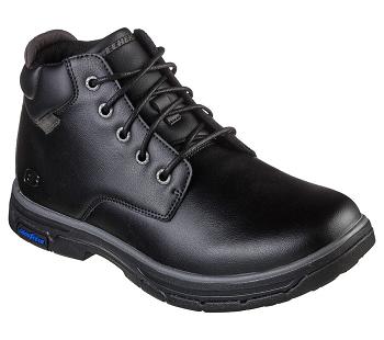 Black Skechers Relaxed Fit: Segment 2.0 - Brogden | 3007D_USA
