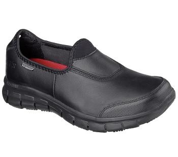 Black Skechers Relaxed Fit - Sure Track | 50710_USA