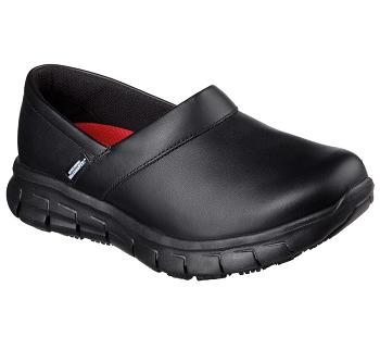 Black Skechers Relaxed Fit: Sure Track - Bernal SR | 5246R_USA
