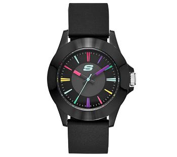 Black Skechers Rosencrans Midsize Watch | 3584B_USA