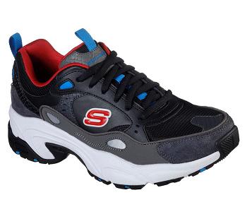 Black Skechers Stamina - Cutting Ties | 3987X_USA