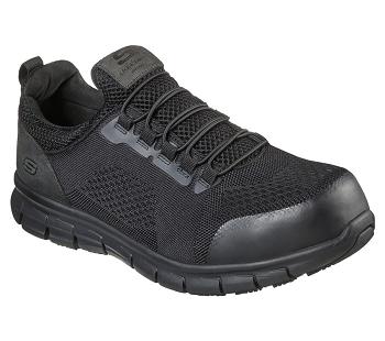 Black Skechers Synergy - Omat Alloy Toe | 56865_USA