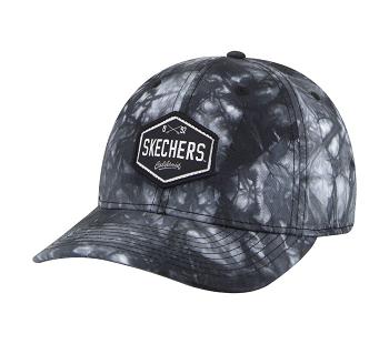 Black Skechers Tie Dye Patch | 1475E_USA