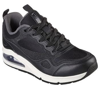 Black Skechers Uno 2 - Breathe and Step | 2074R_USA