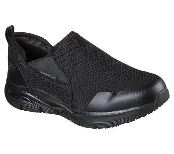 Black Skechers Work: Arch Fit SR - Tineid | 7739D_USA