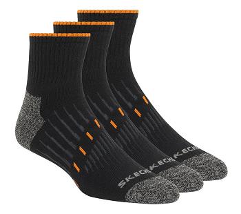 Black Skechers Work Quarter – 3 Pack | 1787E_USA