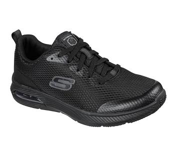 Black Skechers Work Relaxed Fit: DynaAir SR | 2836K_USA