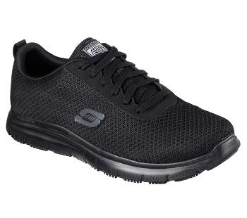 Black Skechers Work Relaxed Fit: Flex Advantage - Bendon SR | 25860_USA