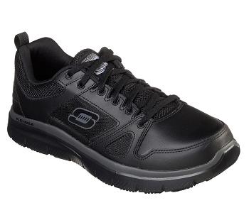 Black Skechers Work Relaxed Fit: Flex Advantage SR | 2661X_USA
