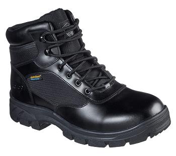 Black Skechers Work Relaxed Fit: Wascana - Benen WP Tactical | 2643D_USA