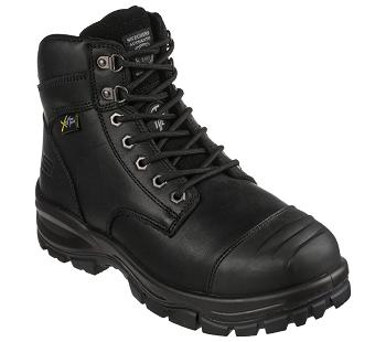 Black Skechers Work: Ruddle - Midap ST Metatarsal Guard | 2443Q_USA