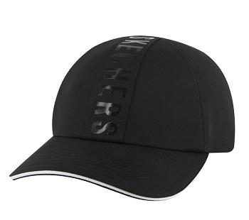 Black Skechers Wrap Logo Baseball | 13640_USA
