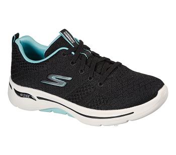 Black / Turquoise Skechers GOwalk Arch Fit - Unify | 7472S_USA