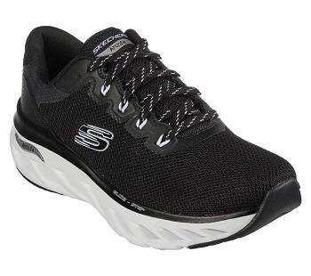 Black / White Skechers Arch Fit Glide-Step - Highlighter | 4773B_USA