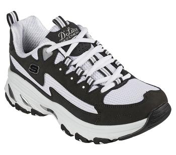 Black / White Skechers D'Lites Arch Fit - Better Me | 71093_USA
