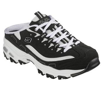 Black / White Skechers D'Lites - Full Bliss | 4388R_USA