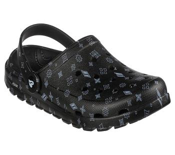 Black / White Skechers Foamies: Arch Fit Footsteps - Main Girl | 56793_USA