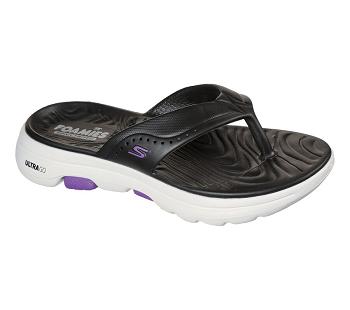 Black / White Skechers Foamies: GOwalk 5 - Bali | 43170_USA