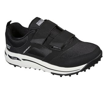 Black / White Skechers GO GOLF Arch Fit - Front Nine | 3455D_USA
