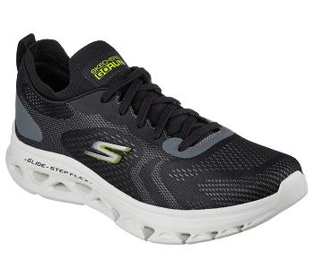 Black / White Skechers GO RUN Glide-Step Flex - Radar | 6614S_USA