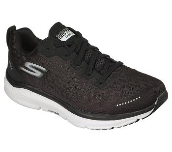 Black / White Skechers GO RUN Ride 9 | 4762W_USA
