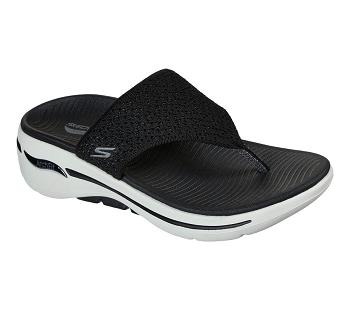 Black / White Skechers GO WALK Arch Fit - Weekender | 5442L_USA