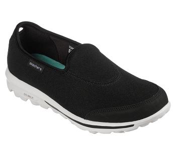 Black / White Skechers GO WALK Classic - Ideal Sunset | 4838K_USA