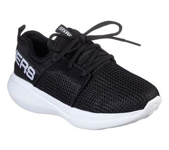 Black / White Skechers GOrun Fast - Valor | 1770K_USA