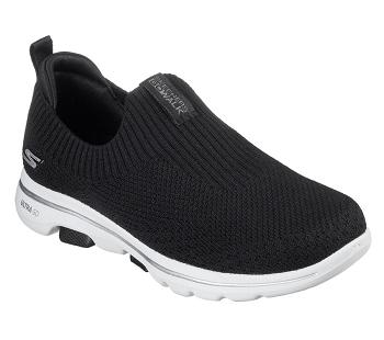 Black / White Skechers GOwalk 5 - Trendy | 13050_USA