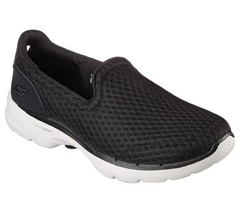 Black / White Skechers GOwalk 6 - Big Splash | 7322C_USA