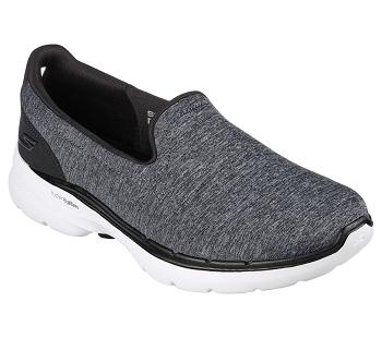 Black / White Skechers GOwalk 6 - Grand Horizon | 73978_USA