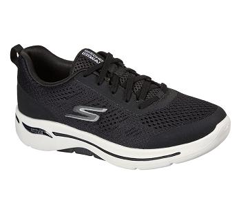 Black / White Skechers GOwalk Arch Fit - Motion Breeze | 6748L_USA