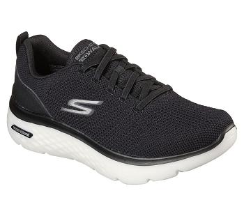 Black / White Skechers GOwalk Hyper Burst - Nanocore | 5962L_USA