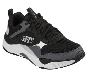 Black / White Skechers Mira | 4025G_USA