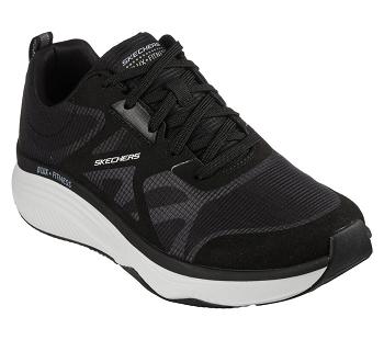 Black / White Skechers Relaxed Fit: D'Lux Fitness | 5789D_USA
