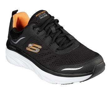 Black / White Skechers Relaxed Fit: D'Lux Walker | 58250_USA
