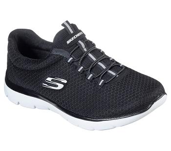 Black / White Skechers Summits | 1074L_USA