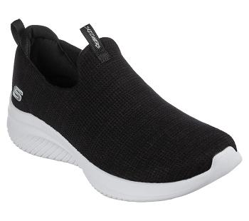 Black / White Skechers Ultra Flex 3.0 - Soft Classics | 1499D_USA
