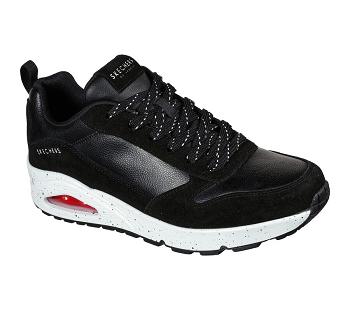 Black / White Skechers Uno - Draw 2 | 4114L_USA