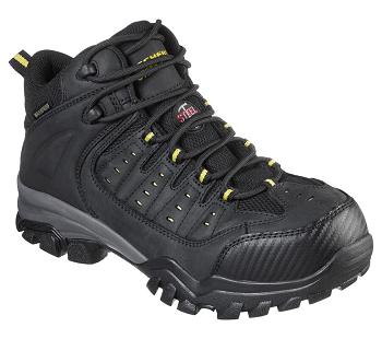 Black / Yellow Skechers Delleker - Lakehead ST | 53610_USA