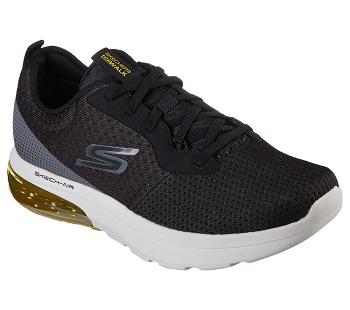Black / Yellow Skechers GO WALK Air 2.0 - Crosser | 5139D_USA