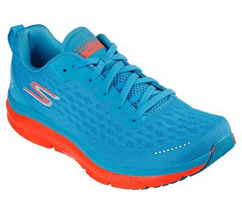 Blue / Coral Skechers GO RUN Ride 9 | 47505_USA