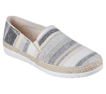 Blue / Multicolor Skechers BOBS Flexpadrille 3.0 - Serene Lines | 50040_USA