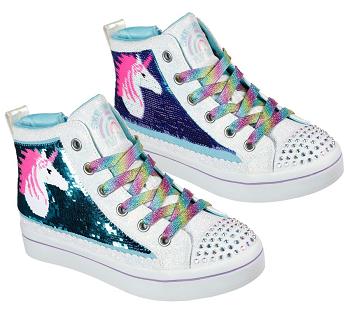 Blue / Multicolor Skechers Twi-Lites 2.0 - Unicorn Surprise | 4170S_USA