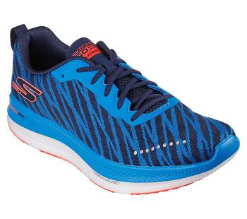 Blue / Navy Skechers GO RUN Razor Excess 2 | 4850L_USA