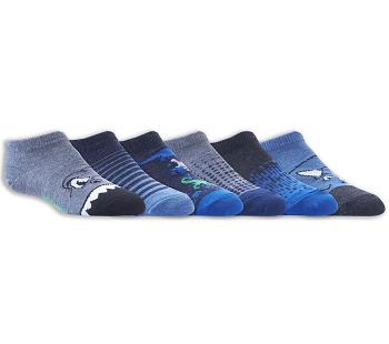 Blue Skechers 6 Pack Low Cut Dinosaur | 73173_USA