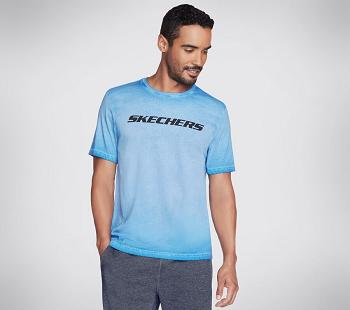 Blue Skechers Apparel Breakers Crew | 3200K_USA